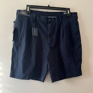 Polo Ralph Lauren Men's Navy Pleated Front Shorts Size 38